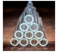 Generic Glass Blowing Tubes 10 Pcs, 8 In, 1.2 Cm Diameter, High Borosilicate Glass, Fits Plants, Experiments, And Display