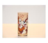 Generic Glass Chip ‘N’ Dale Drinking Cup, 300 ml, Microwave Safe, Dishwasher Safe, Recyclable, Reusable, Disneyland Paris