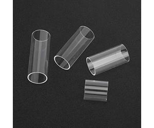 Generic Glass Guitar Slide Bright Tone Bar for String Instruments Ideal for Folk Songs 70mm 60mm 50mm 28mm (1 Set)