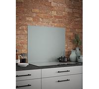 Generic Glass Kitchen Splashback 6mm Toughened, Slate Grey 900mm x 750mm | Handmade in the UK with self-adhesive backing for simple peel-and-stick fitting, plus a 5-year guarantee.