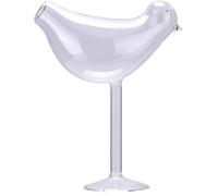 Generic glass vase bird shape flower vase 1PC artistic vase for living table top display and office