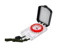 Generic Global Compass with Adjustable Tilt Angle and LED Light Mirror for Hiking, Lightweight Backpacking Compass with Magnifying Glass - for Long Distance Hikers