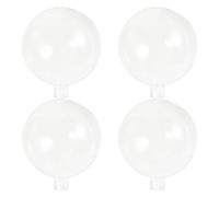 Generic Globe Lamp Shade Glass Replacement 4pcs and Post Modern Style Easy Bulb Replacement Round Ball Shape for Pendant Lighting and Wall Sconce Fixtures for Home Decoration