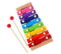 Generic Glockenspiel, Ideal Presents Wood 8 Tones Children with Funny Xylophone Playing Good Sound Quality for Friends (Beech Wood)