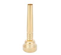 Generic Gold Beginner Trumpet Mouthpiece Durable Brass Material Improved Air Flow for Musical Instrument Lovers, 3.43 X 1.06 X 1.06 in