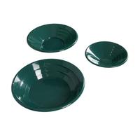 Generic Gold Pan for Gold Mining Green Lightweight Gold Pans Set 14.96in 13.98in 10.43in with 90° Internal Thread Design Suitable for Mining Beginners
