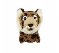 Generic Golf Club Cover Animal Headcover Tiger Head Soft Cotton Padded Protector Cute Accessory Suitable for Practice Golf Round Storage, Small, Leopard Hybrid