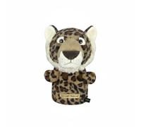 Generic Golf Club Cover Animal Headcover Tiger Head Soft Cotton Padded Protector Cute Accessory Suitable for Practice Golf Round Storage, Large, Leopard Driver