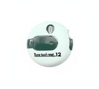 Generic Golf Score Counter Stroke Tally Keeper With Easy Reset And Lightweight Polypropylene Suitable for golfers on practice rounds training, White Green