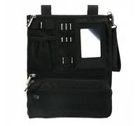 Generic Golf Storage Organizer Bag Golf Accessory Holder Golf Equipment Pouch Golf Vehicle Attachment Portable Foldable Utility Suitable for coaches sports events travel club recreation, Black