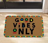 Generic Good Vibes Only Doormat, Welcome Doormat, 36x24 Inch, Polyester, Non-Slip, Waterproof