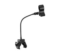 Generic Gooseneck Microphone Arm Stand Gooseneck Microphone Holder Gooseneck Mic Stand for Bike Handlebar, Fits 30 to 60mm