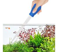 Generic Gotero para acuario - Tubo de jeringa Largo | Alimentador de peces con cambio de agua de 30ml, gotero de líquido Largo, gotero de sifón multifuncional para arrecife, planta acuática, araña,