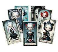 Generic Gothic Lenormand Oracle Cards. 36 Lenormand Cards Deck. Madame Lenormand Cards for Fortune Telling and Divination
