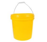 Generic Grade Fermenting Pail Fermentation Bucket with Airtight Seal 10l and Convenient Handle, Yellow and Iron for Making Yogurt and Fermented Foods