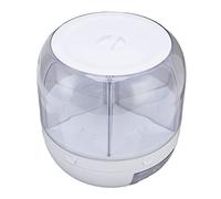 Generic Grain Storage Container Rotation Cereal Dispenser for Home Kitchen, Safe PP Rice Dispenser Tank (10kg/22.0lb Capacity)