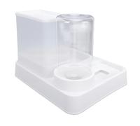 Generic Gravity Automatic Pet Feeder Waterer Durable Food Grade Plastic for Dogs Cats with 2.8L Food Capacity and 1L Water Tank