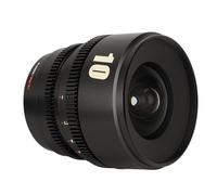 Generic Great Opening Cinema Lens, 10 Mm APS C Movie Lens for Street Photography (Black)