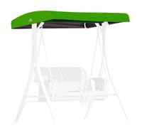 Generic Green Casual 3 Seater Swing Canopy, Waterproof Sun Cover, UV Protection, 191 x 120 x 18/23 cm