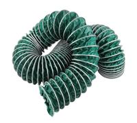 Generic Green Heavy-Duty Flexible Ventilation Ducting Hose | Heat Resistant Fume Tube for Utility Blower/Dryer Vent/HVAC/Range Hood/Garage(L10m/32.8ft,80mm/3.1in)