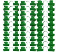 Generic Greenhouse Clamps Lightweight 30pcs Light Green Plastic with Double Head Design Plant Clips for Securing Row Cover Netting Tunnel Hoops in Garden and Grow Tunnels