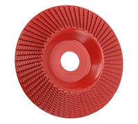 Generic Grinding Shaping Disc Durable Tungsten Carbide 125mm for Fast Sanding and Shaping Woodworking Tools (Red)