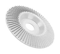 Generic Grinding Shaping Disc Durable Tungsten Carbide 125mm for Fast Sanding and Shaping Woodworking Tools (Silver)