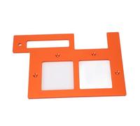 Generic Grooving Auxiliary Tool, Aluminum Alloy Slotting Template with Straight Cutter, Woodworking Slotting Mold for Furniture Handles, Socket Box, Embedded Handles