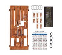 Generic Guitar Aid Chord,Guitar Chord Changer, Guitar Chord Practice Tool,Guitar Learning Tool,for Classroom,kids, Wooden red