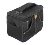 Generic Guitar Amplifier Storage Case Gig Bag Travel Carry Bag Speaker Organizer for Trip DJ, Black 25x13x18cm