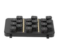 Generic Guitar Chord Learning System Efficient Tool Set for Beginner, More Than 110 Chords for Guitar Lovers, Black Plastic, for Folk (38"~41")