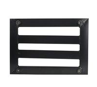 Generic Guitar Effect Pedal Board Holder Metal Durable Portable Black for Guitar Pedalboard, Space-saving MOSKY C8, ISO-6 Users 370 * 270 * 20mm/14.6 * 10.*0.8in