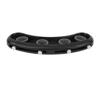 Generic Guitar Finger Span Practice Extender Adjustable Finger Strengthener for Musicians Metal Plastic Black Color