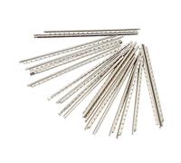 Generic Guitar Fret 2.0mm Durable Fret Wire Set for Classical Wooden Guitars, Premium Material, 19Pcs Replacement Parts, Silver Color, Suitable for Classical Wooden Guitar