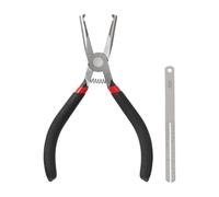 Generic Guitar Fret Puller Pliers, Flat Fret Puller, Wire Cutter, Carbon Steel, Extraction Function, Suitable for Repairs, with 0.02Steel Plate