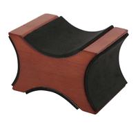 Generic Guitar Neck Rest Support for Easy Instrument Repairs, Universal Desktop Tool for Guitar, Bass, Ukulele, Mahogany Material, 1 Pc