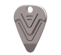 Generic Guitar Pick Necklace Lightweight Sweat Proof Ti Alloy Pendant for Musicians Daily Use