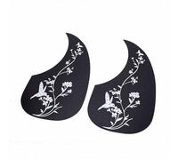 Generic Guitar Pickguard, 2 Piece Water Drop Scratch Protection Decal with Smooth Application for Acoustic Guitar (Left Bird)