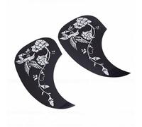 Generic Guitar Pickguard, 2 Piece Water Drop Scratch Protection Decal with Smooth Application for Acoustic Guitar (Right Bird)