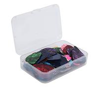 Generic Guitar Picks Colorful 0.71mm, Universal Musical Instrument Accessories for Electric, Acoustic, Bass Guitar, Banjo or Ukulele - PVC Material, Heat Preservation