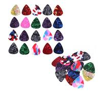 Generic Guitar Picks Colorful Thin Lightweight Durable for Professional Needs and Base Practice, Made From Celluloid, 20 Pieces for Music Enthusiasts and Guitar Players