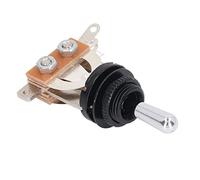 Generic Guitar Short Toggle Switch Durable Noiseless Portable Pickup Selector Kit Metal Electric Guitar with Washer for Convenient Operation