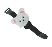 Generic Guitar String Damper, Fret Damping Strap, Universal Noise-reducing Strap, Adjustable Mounting Accessories, White bear
