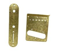 Generic Guitar Tailpiece Instrument Accessories Sturdy Fine Workmanship Easy to Use High Performance Replacement Spare Parts Gift, gold