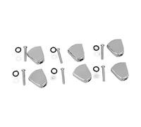 Generic Guitar Tuner Handle Metal Excellent Quality Replacement Tuning Pegs for Most Guitars 6PCS (Silver)