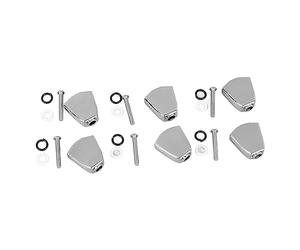 Generic Guitar Tuner Handle Metal Excellent Quality Replacement Tuning Pegs for Most Guitars 6PCS (Silver)