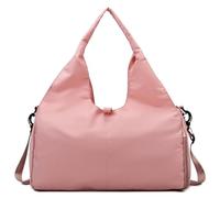 Generic Gym Bag,Sports Yoga Bag with Separate Shoe Compartment,Large Capacity Storage Travel Bag Oxford Cloth Wet and Dry Wear-Resistant,Can Put Yoga Mat.,Pink
