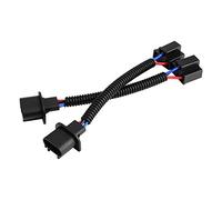 Generic H4 to H13 Plug and Play Headlight Conversion Cable, Copper Wiring for Vehicle Modification, Suitable for LED or Headlights, Black PVC Material
