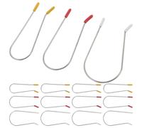 Generic Hair Curling Clips Stainless Steel and Resin Material U Shaped for Hot Rollers 24pcs Easy to Use Heat Roller Accessories for Quick Morning Routines and Glamorous Events