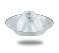 Generic Hair Cutting Cape Lightweight Umbrella Design for Easy Haircuts and Dyeing At Home or Barbershops, Non Woven Fabric, 1 Pack (Gray)